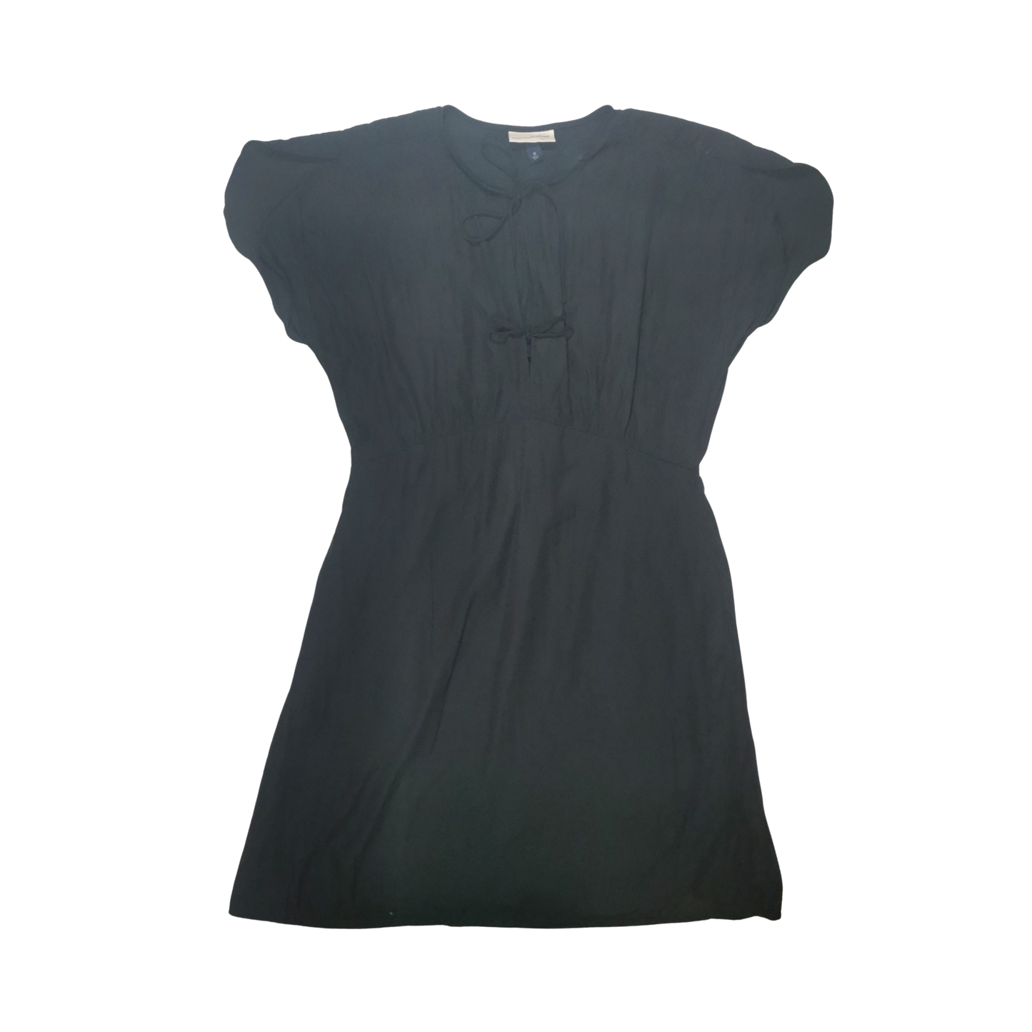 Vestido mini de manga corta con corte A y volantes con lazo UNIVERSAL THREAD para mujer