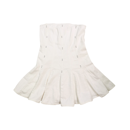 Vestido strapless de mezclilla WILD FABLE para mujer