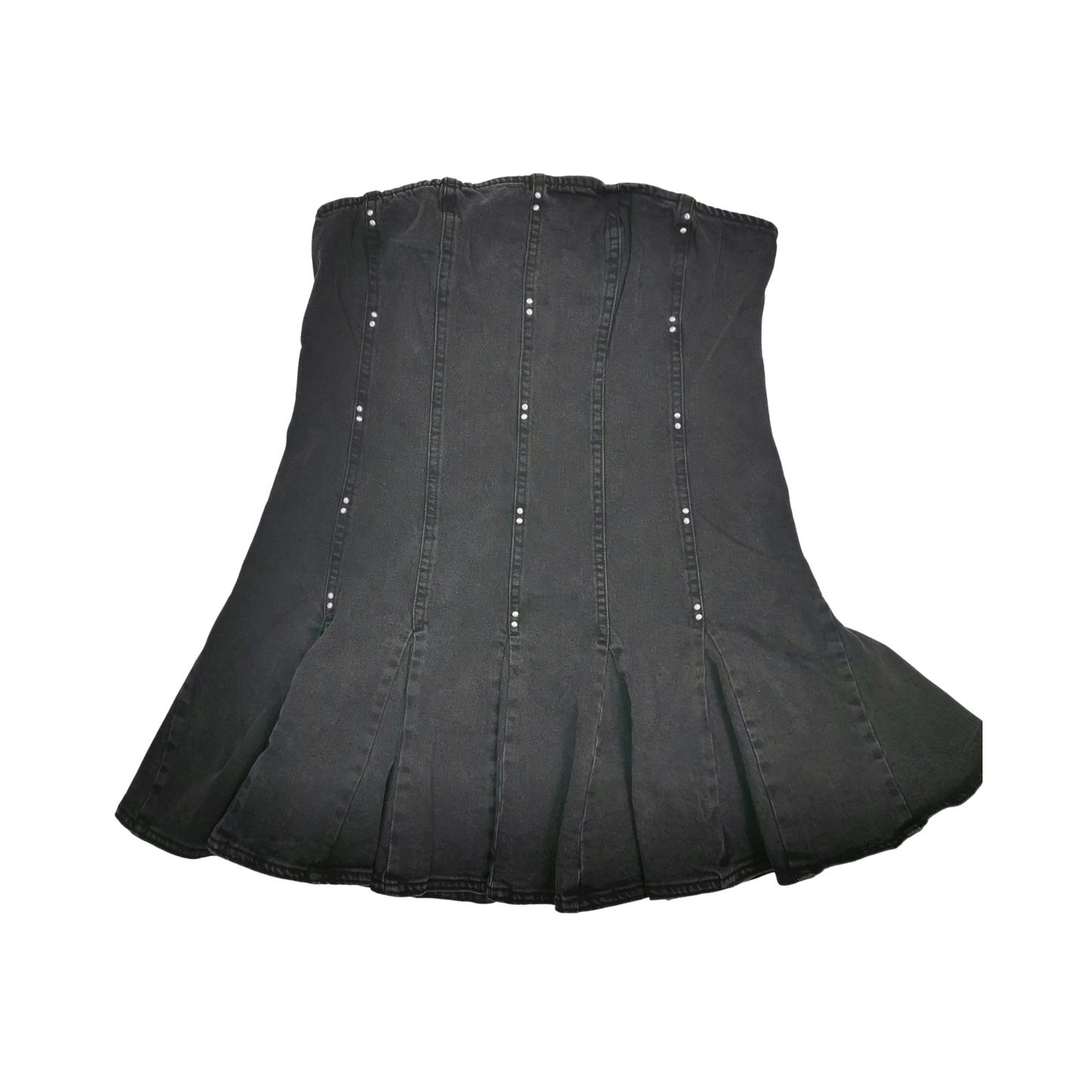 Vestido strapless de mezclilla WILD FABLE para mujer