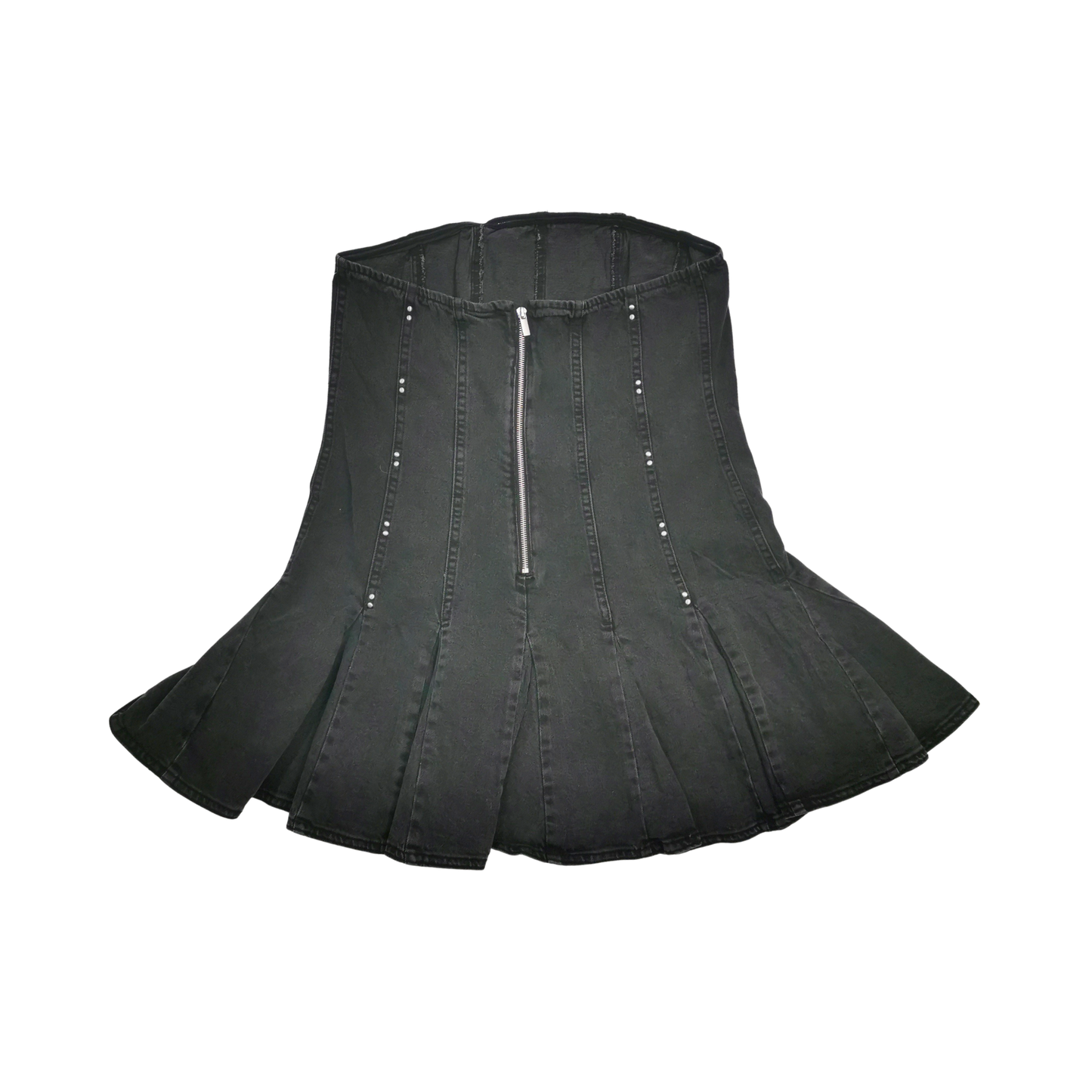 Vestido strapless de mezclilla WILD FABLE para mujer