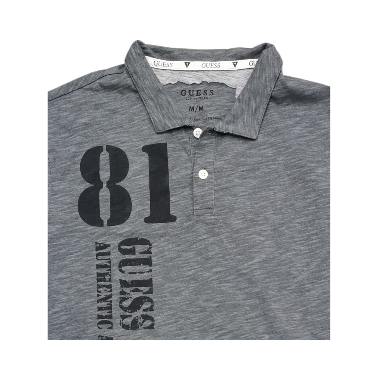 Playera Polo GUESS Los Angeles 1981 para hombre