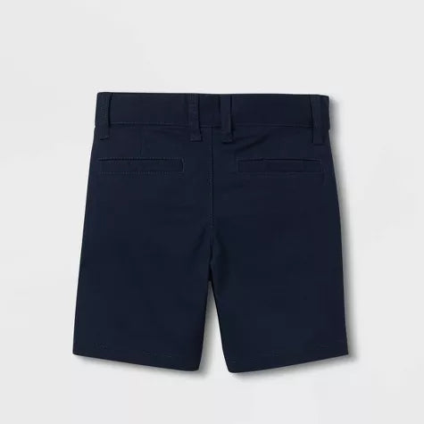 Shorts tipo chino tipo escolar, elástico Cat & Jack para niño